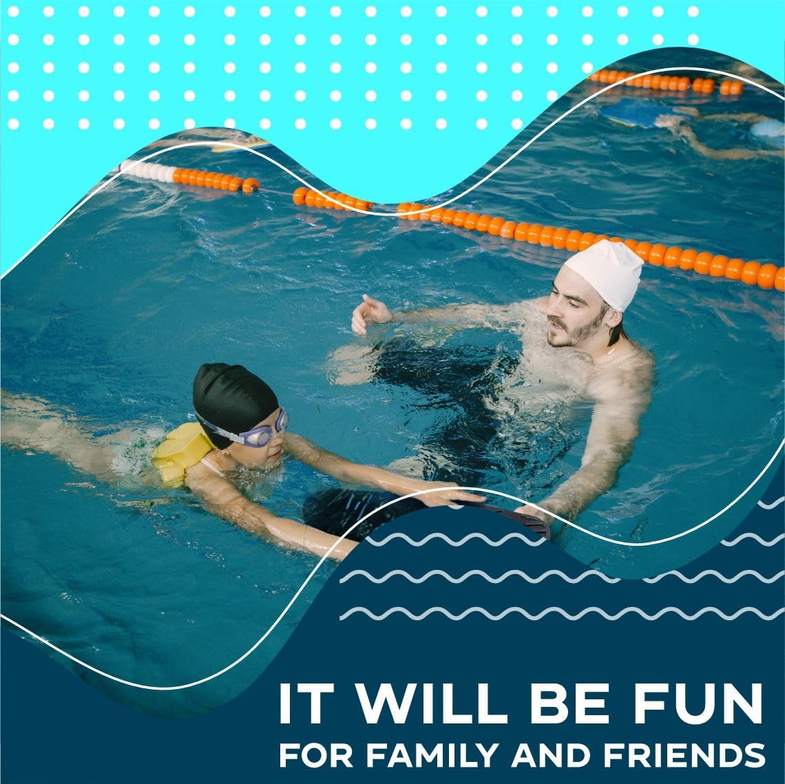Soak Swimming Kickboard – Swim Board Training Equipment Accessories for Children and Adults in Pool