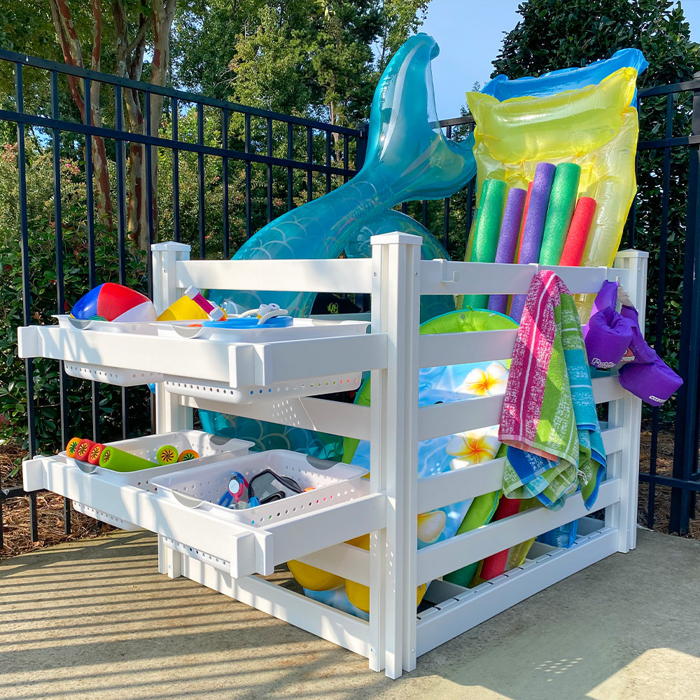 Cheap storage for swimming pool toys? Affordable picks under $30 for a clean pool area!
