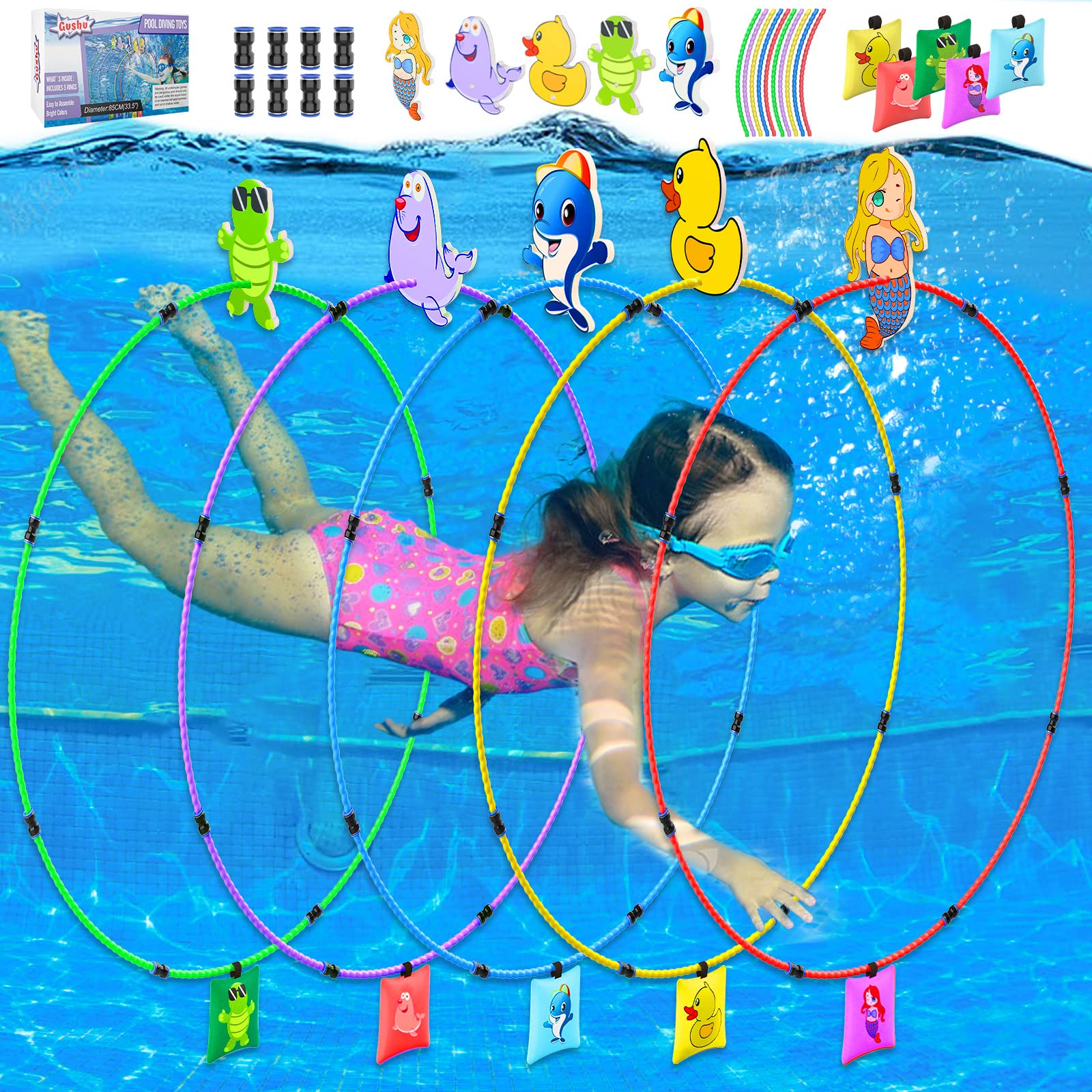 Where to Buy Swimming Pool Diving Toys Best Places for Great Deals