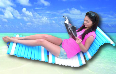 Soak Magic Float Inflatable Floating Mat – Portable Water Lounger for Beach, Pool & Lake Relaxation