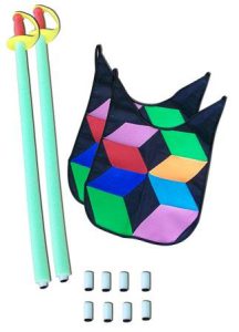 Soak Safe Fencinng Set – Colorful Safe Fencinng Set  Fun for Kids Relay Games, Outdoor Sports, School Events
