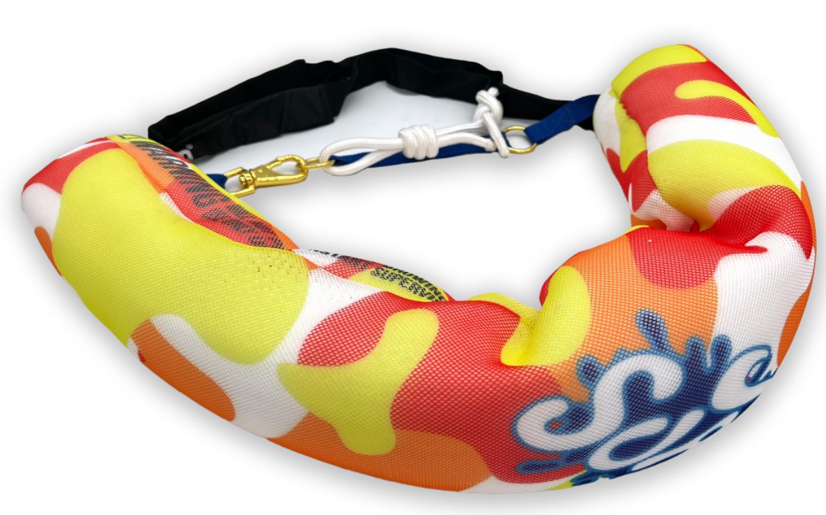 Soak Lifeguard Rescue Tube – High Buoyancy EVA Foam With Shoulder Strap & Tow Line, Safety Equipment