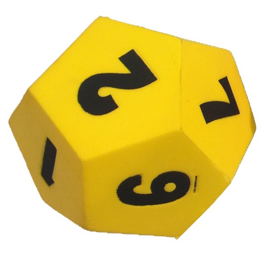 Soak Foam Soft Side Dice – Lightweight & Quiet, Perfect for Classroom & Playtime