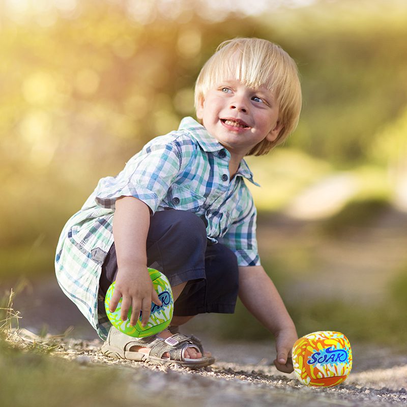 Soak  Splash Ball – Bright Colors 🎯 Easy to Throw, Catch & Play in Water